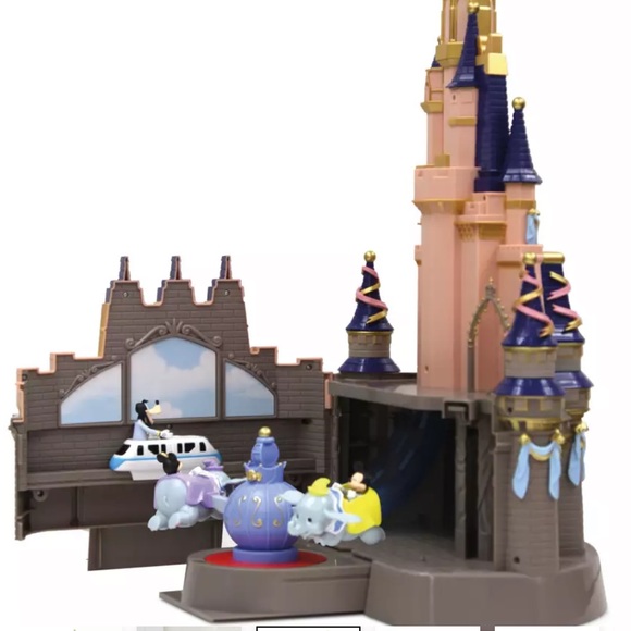 DISNEY Cinderella Castle Light Up Play Set Walt Disney World 50th Annive… - Picture 15 of 17
